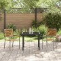 Sillas apilables de jardín con cojines, 2 pcs, Gris de ratán sintético by , Garden chairs - Ref: Foro24-42006823, Price: 118,...