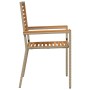Sillas de jardín apilables con cojines 2 pcs Beige Polirratan by , Garden chairs - Ref: Foro24-42006824, Price: 118,76 €, Dis...