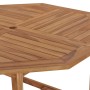 Garten-Esstisch aus massivem Teakholz 110x110x75 cm von vidaXL, Gartentische - Ref: Foro24-318478, Preis: 184,65 €, Rabatt: %