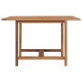 Garden dining table solid teak wood 110x110x75 cm by vidaXL, Garden tables - Ref: Foro24-318477, Price: 172,81 €, Discount: %
