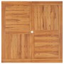 Garden dining table solid teak wood 110x110x75 cm by vidaXL, Garden tables - Ref: Foro24-318477, Price: 172,81 €, Discount: %