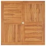 Garden dining table solid teak wood 110x110x75 cm by vidaXL, Garden tables - Ref: Foro24-318477, Price: 126,94 €, Discount: %