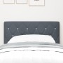Cabecera  con botones de cristal acolchada en terciopelo gris oscuro de 80 cm | Foro24.es | Tu tienda online para hogar, jardín y más Foro24.es