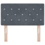 Cabecera  con botones de cristal acolchada en terciopelo gris oscuro de 80 cm | Foro24.es | Tu tienda online para hogar, jardín y más Foro24.es