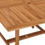 Garden dining table solid teak wood 110x110x75 cm by vidaXL, Garden tables - Ref: Foro24-318477, Price: 126,94 €, Discount: %