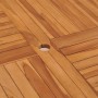 Garden dining table solid teak wood 110x110x75 cm by vidaXL, Garden tables - Ref: Foro24-318477, Price: 172,81 €, Discount: %