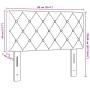 Cabecero  con botones de cristal tapizado en terciopelo azul oscuro de 90 cm | Foro24.es | Tu tienda online para hogar, jardín y más Foro24.es
