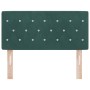 Cabecero  con botones de cristal acolchado verde oscuro de 100 cm en terciopelo | Foro24.es | Tu tienda online para hogar, jardín y más Foro24.es