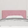 Cabecero  con botones de cristal, tapizado en terciopelo rosa de 100 cm | Foro24.es | Tu tienda online para hogar, jardín y más Foro24.es