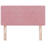 Cabecero  con botones de cristal, tapizado en terciopelo rosa de 100 cm | Foro24.es | Tu tienda online para hogar, jardín y más Foro24.es