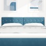 Cabecero  con botones de cristal acolchados azul oscuro de 140 cm en terciopelo | Foro24.es | Tu tienda online para hogar, jardín y más Foro24.es