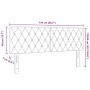 Cabecero  con botones de cristal, capitoné, verde oscuro, 140 cm, terciopelo | Foro24.es | Tu tienda online para hogar, jardín y más Foro24.es