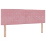 Cabecera  con botones de cristal tapizada en terciopelo rosa de 140 cm | Foro24.es | Tu tienda online para hogar, jardín y más Foro24.es