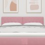 Cabecera  con botones de cristal tapizada en terciopelo rosa de 140 cm | Foro24.es | Tu tienda online para hogar, jardín y más Foro24.es