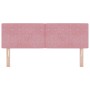 Cabecera  con botones de cristal tapizada en terciopelo rosa de 140 cm | Foro24.es | Tu tienda online para hogar, jardín y más Foro24.es
