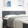 Cabecera  con botones de cristal acolchados en gris oscuro de 160 cm de terciopelo | Foro24.es | Tu tienda online para hogar, jardín y más Foro24.es