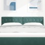 Cabecero  con botones de cristal capitoné en verde oscuro de 160 cm de terciopelo | Foro24.es | Tu tienda online para hogar, jardín y más Foro24.es