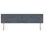 Cabecero  con botones de cristal, tapizado en terciopelo gris oscuro de 180 cm | Foro24.es | Tu tienda online para hogar, jardín y más Foro24.es
