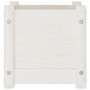 Pflanzgefäße 2 Stück aus massivem Kiefernholz weiß 31x31x31 cm von vidaXL, Töpfe und Pflanzgefäße - Ref: Foro24-810525, Preis...