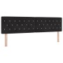 Cabecero  con botones de cristal tapizado en terciopelo negro de 180 cm | Foro24.es | Tu tienda online para hogar, jardín y más Foro24.es