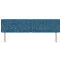 Cabecero con botones de cristal capitoné azul oscuro de 180 cm en terciopelo von , Kopf- und Fußteile - Ref: Foro24-42007103,...