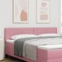 Cabecero con botones de cristal en tufting rosa de 180 cm de terciopelo von , Kopf- und Fußteile - Ref: Foro24-42007104, Prei...