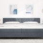 Cabecera  con botones de cristal acolchados gris oscuro de 200 cm en terciopelo | Foro24.es | Tu tienda online para hogar, jardín y más Foro24.es