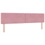 Cabezal  con botones de cristal acolchado rosa de 200 cm en terciopelo | Foro24.es | Tu tienda online para hogar, jardín y más Foro24.es