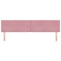 Cabezal  con botones de cristal acolchado rosa de 200 cm en terciopelo | Foro24.es | Tu tienda online para hogar, jardín y más Foro24.es