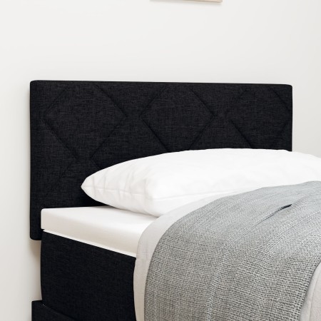 Cabecero diseño de bloques de diamante negro de 80 cm en tela | Foro24.es | Tu tienda online para hogar, jardín y más Foro24.es