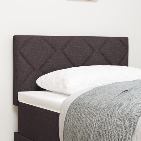 Cabecero  Diseño de Bloques de Diamante Marrón Oscuro 80 cm Tela | Foro24.es | Tu tienda online para hogar, jardín y más Foro24.es
