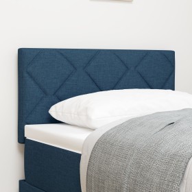 Cabecero Diseño de Bloques de Diamante Azul 80 cm Tela de , Cabeceros y pies de cama - Ref: Foro24-42007208, Precio: 43,35 €