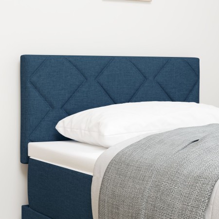 Cabecero  Diseño de Bloques de Diamante Azul 80 cm Tela | Foro24.es | Tu tienda online para hogar, jardín y más Foro24.es