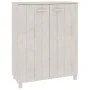 HAMAR solid white pine wood shoemaker 85x40x108 cm by vidaXL, Shoe racks and shoe organizers - Ref: Foro24-340517, Price: 180...