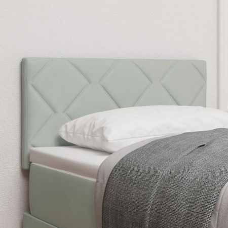 Cabecero  Diseño de Bloques Diamante Gris Claro 80 cm Terciopelo | Foro24.es | Tu tienda online para hogar, jardín y más Foro24.es