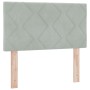 Cabecero  Diseño de Bloques Diamante Gris Claro 80 cm Terciopelo | Foro24.es | Tu tienda online para hogar, jardín y más Foro24.es