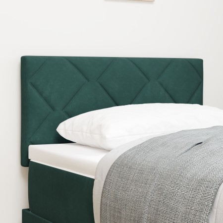 Cabecero  Diseño de Bloques de Diamante Verde Oscuro 80 cm Terciopelo | Foro24.es | Tu tienda online para hogar, jardín y más Foro24.es