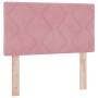 Cabecero Diseño de Bloques de Diamante Rosa 80 cm Terciopelo by , Headboards and footboards - Ref: Foro24-42007214, Price: 43...