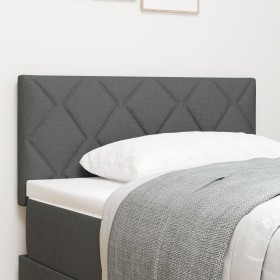 Cabecero Diseño de Bloques de Diamante Gris Oscuro 90 cm Tela von , Kopf- und Fußteile - Ref: Foro24-42007216, Preis: 45,52 €...