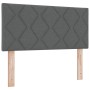 Cabecero Diseño de Bloques de Diamante Gris Oscuro 90 cm Tela von , Kopf- und Fußteile - Ref: Foro24-42007216, Preis: 45,52 €...