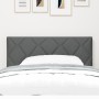 Cabecero Diseño de Bloques de Diamante Gris Oscuro 90 cm Tela von , Kopf- und Fußteile - Ref: Foro24-42007216, Preis: 45,52 €...