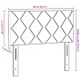 Cabecero  Diseño de Bloques de Diamante Taupe 90 cm Tela | Foro24.es | Tu tienda online para hogar, jardín y más Foro24.es
