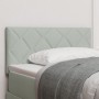 Cabezal Diseño de Bloques Diamante Gris Claro 90 cm Terciopelo von , Kopf- und Fußteile - Ref: Foro24-42007222, Preis: 41,93 ...