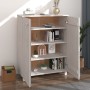 HAMAR solid white pine wood shoemaker 85x40x108 cm by vidaXL, Shoe racks and shoe organizers - Ref: Foro24-340517, Price: 182...