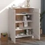 HAMAR solid white pine wood shoemaker 85x40x108 cm by vidaXL, Shoe racks and shoe organizers - Ref: Foro24-340517, Price: 180...