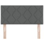 Cabecero Diseño de Bloques de Diamante Gris Oscuro 100 cm Tela by , Headboards and footboards - Ref: Foro24-42007229, Price: ...
