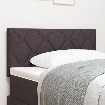 Cabezal  Diseño de Bloques de Diamante Marrón Oscuro 100 cm Tela | Foro24.es | Tu tienda online para hogar, jardín y más Foro24.es