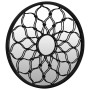 Round black iron garden mirror for outdoor use 60x3 cm by vidaXL, Mirrors - Ref: Foro24-318368, Price: 113,52 €, Discount: %