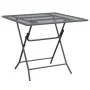 Anthracite expanded metal mesh garden table 80x80x72 cm by vidaXL, Garden tables - Ref: Foro24-317345, Price: 146,29 €, Disco...