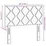 Cabecero Diseño de Bloques de Diamante Azul 100 cm Tela | Foro24.es | Tu tienda online para hogar, jardín y más Foro24.es